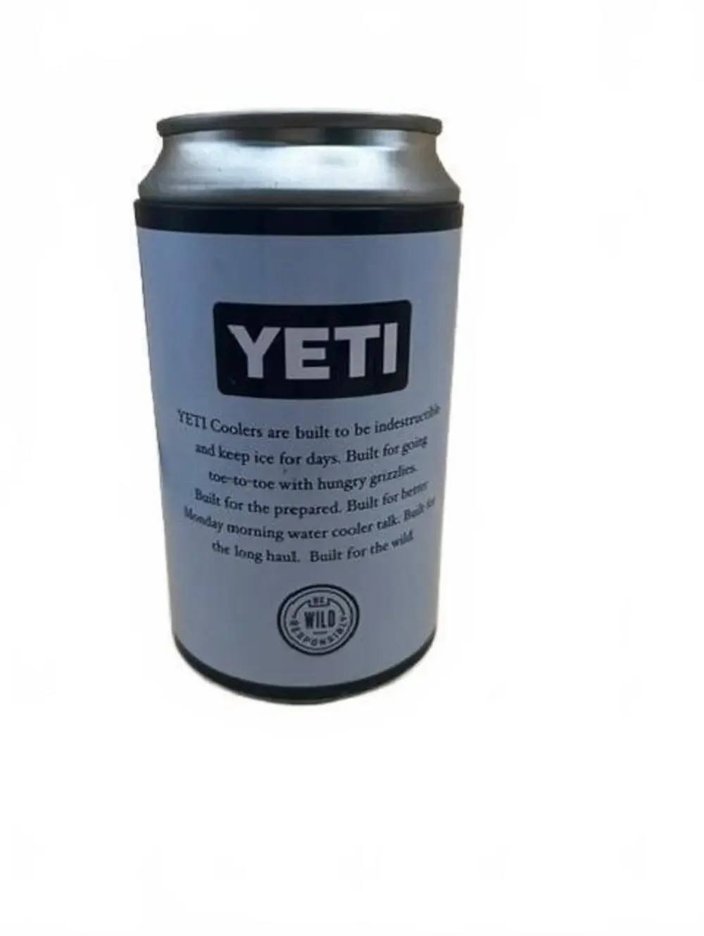 YETI Pop Top Can Shaped Metal Storage Container Hidden Stash Safe Promo